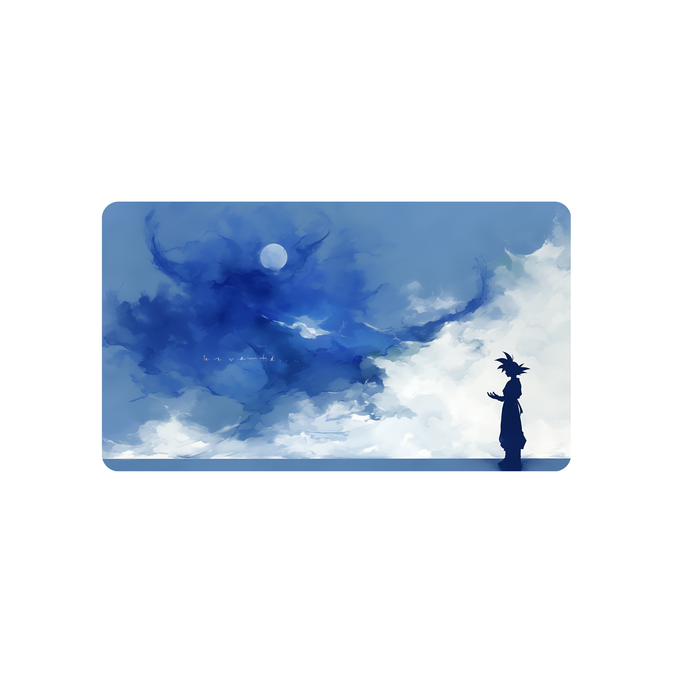 Mousepad goku paisaje 70x40 PRO | PERSONALIZADO