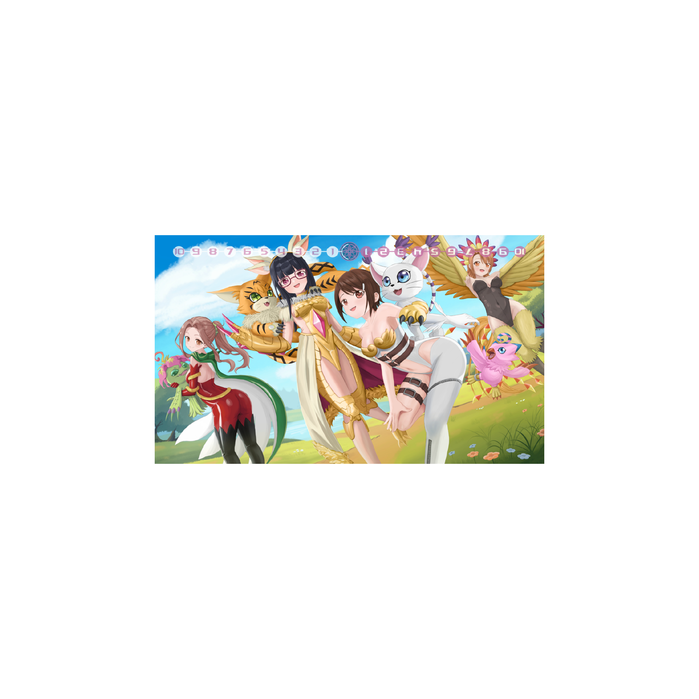 Mousepad Digimon Playmat 60x35 PRO | PERSONALIZADO