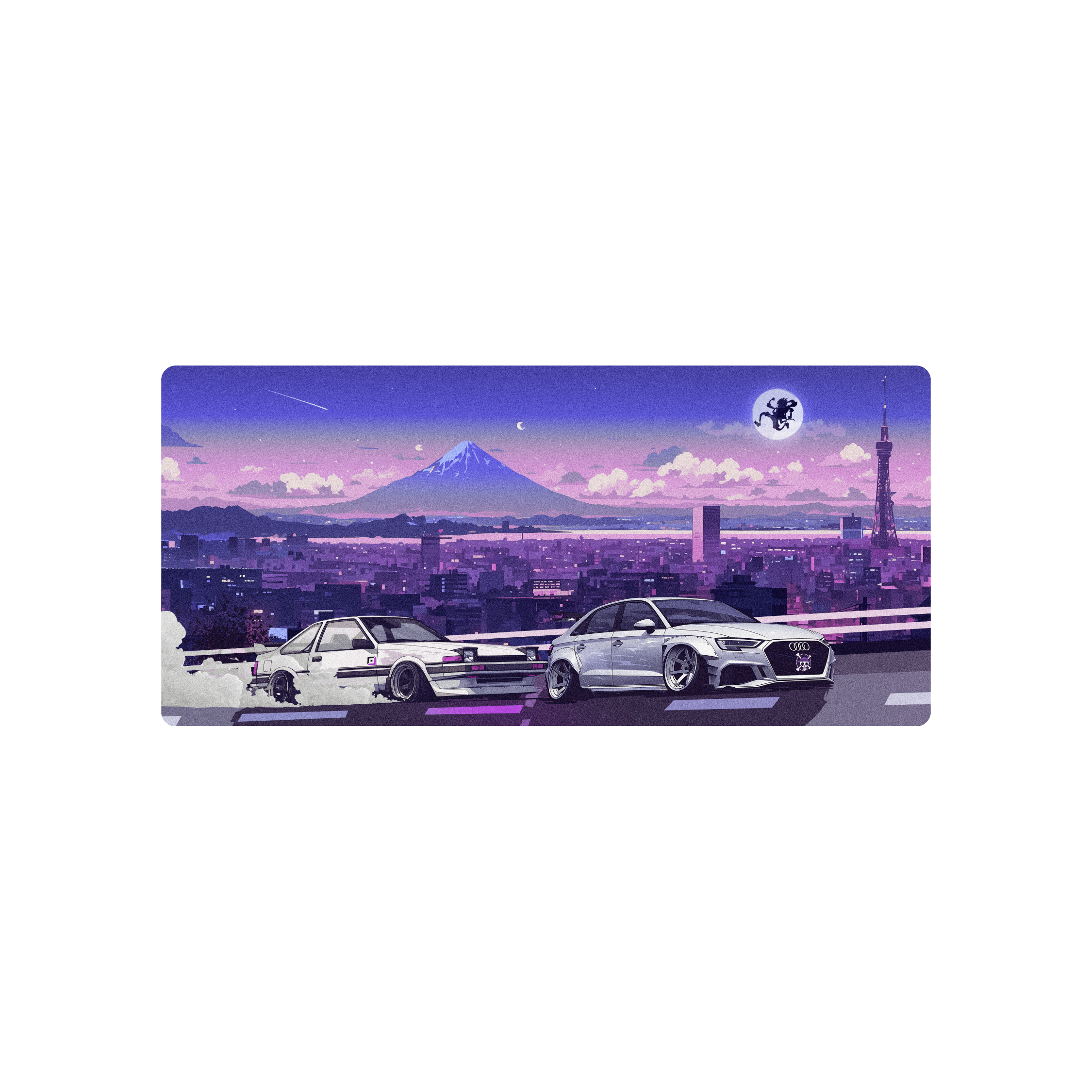 Mousepad initial d 65x30 Classic | PERSONALIZADO