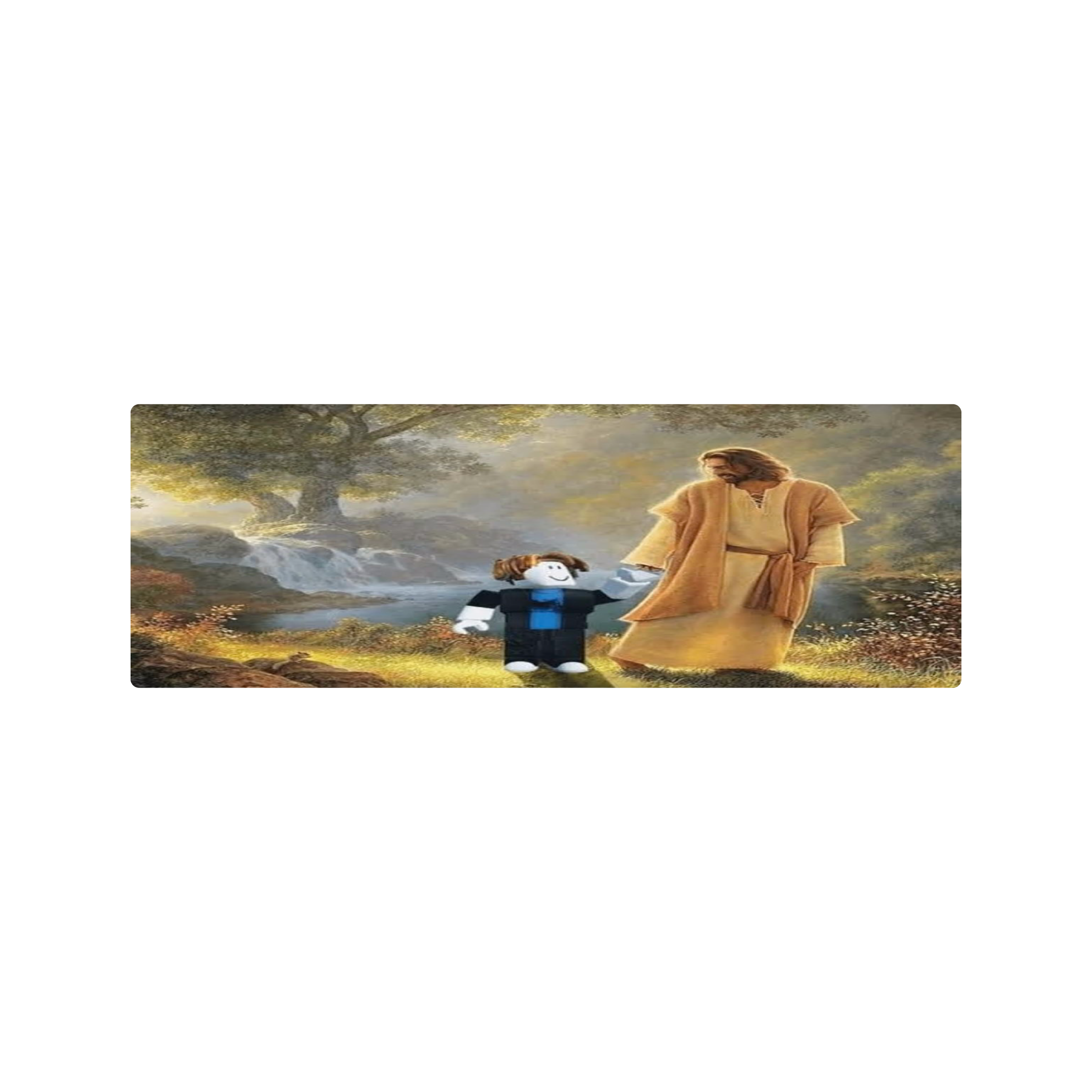 Mousepad jesus con su hijo 90x30 Classic | PERSONALIZADO