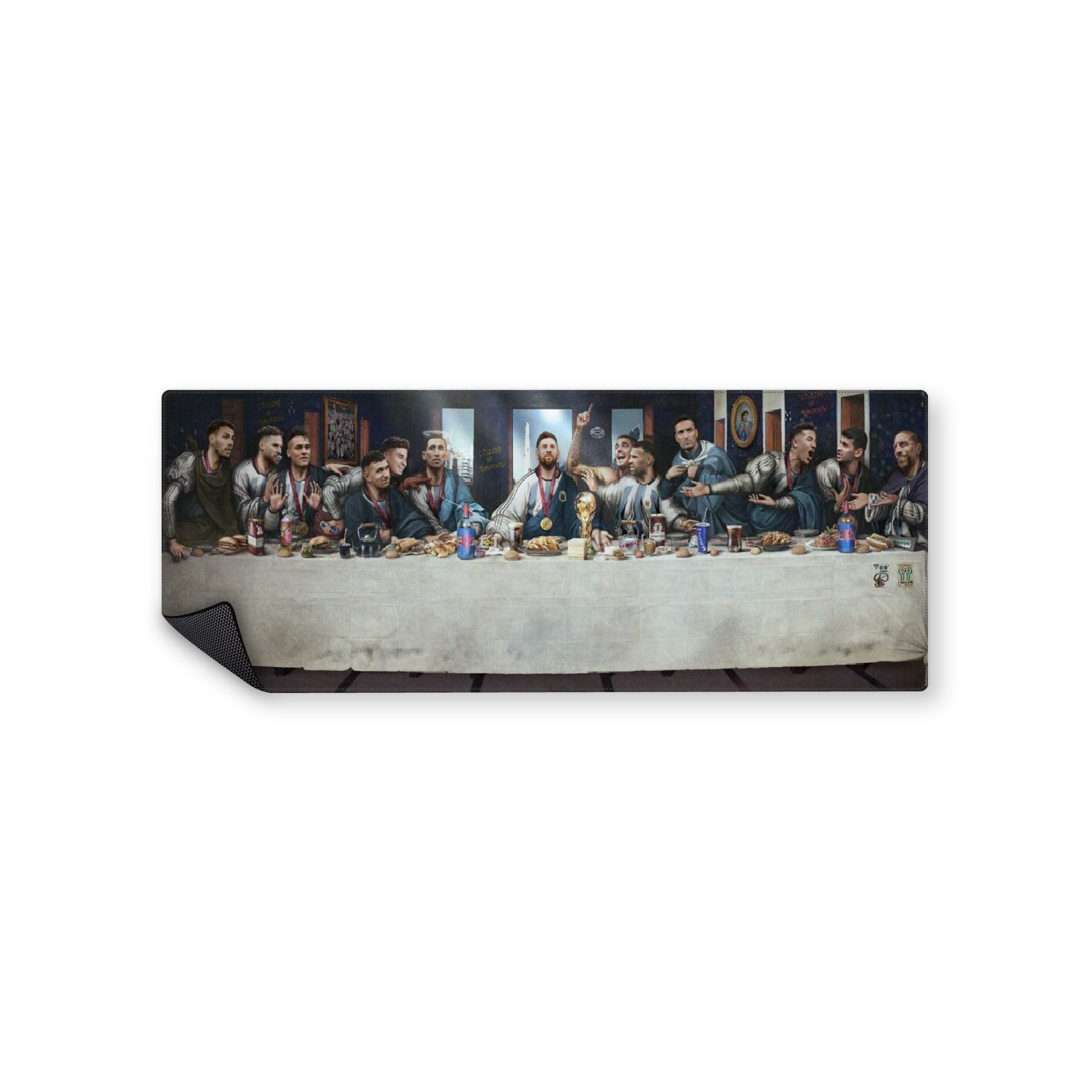 Mousepad messi ultima cena 82x32 Classic | PERSONALIZADO