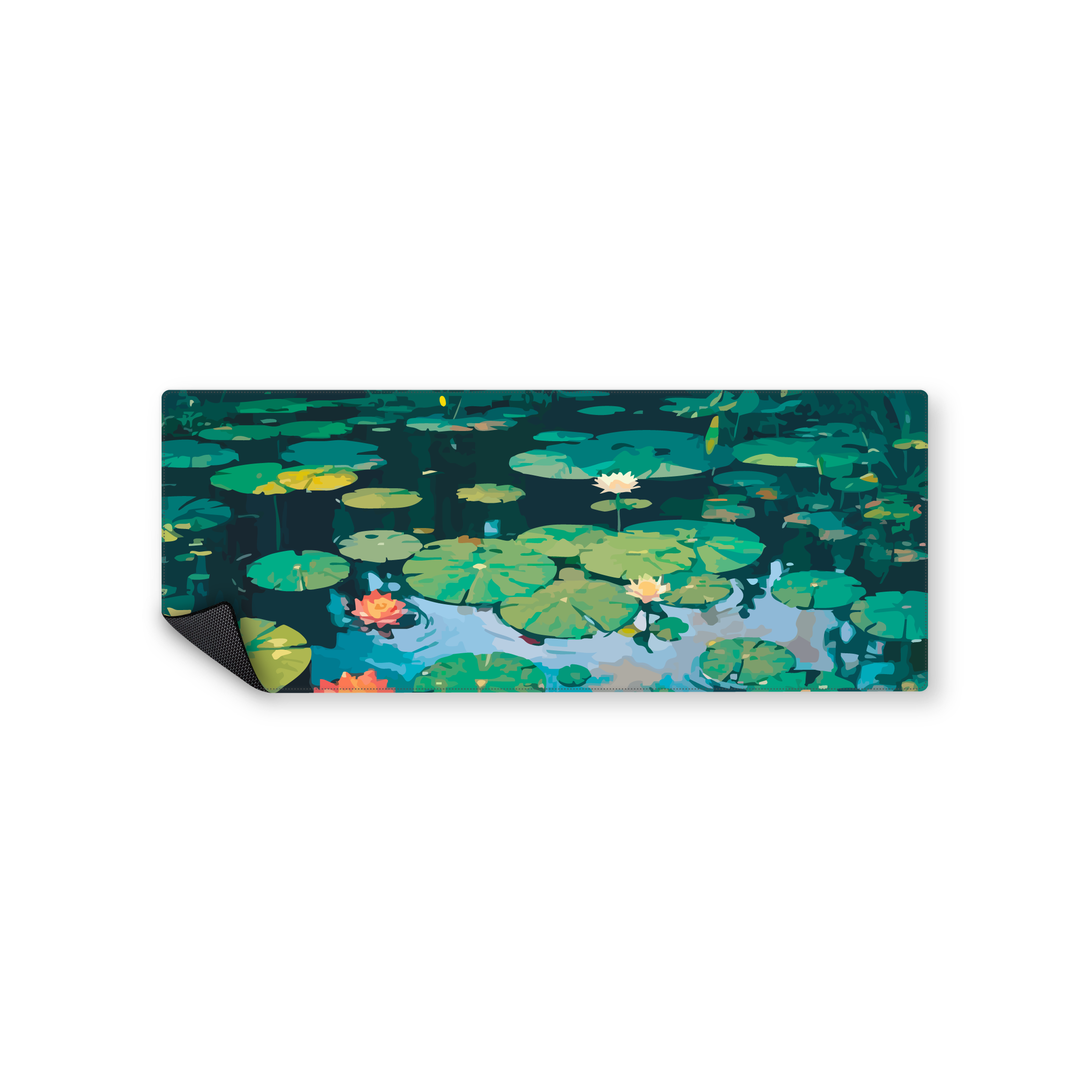 Mousepad nenúfares 82x32 Classic | PERSONALIZADO