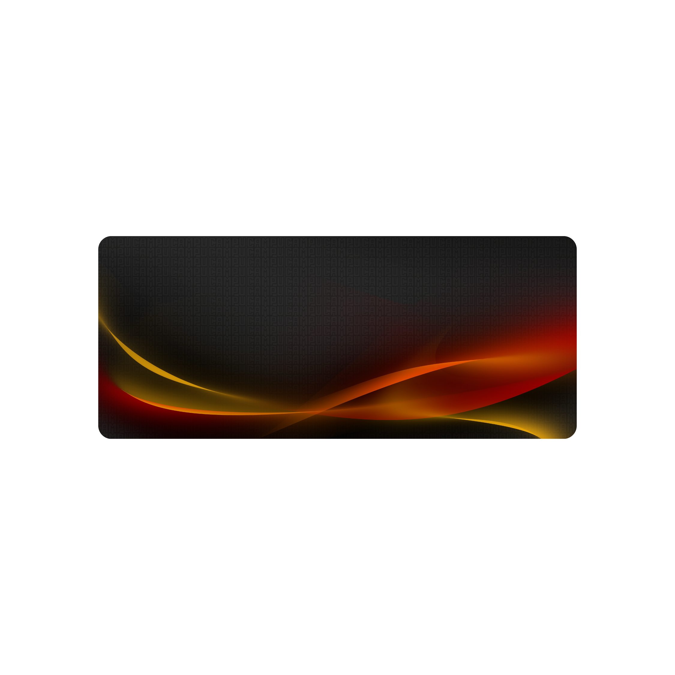 Mousepad ondas abstractas 65x27 Classic | PERSONALIZADO