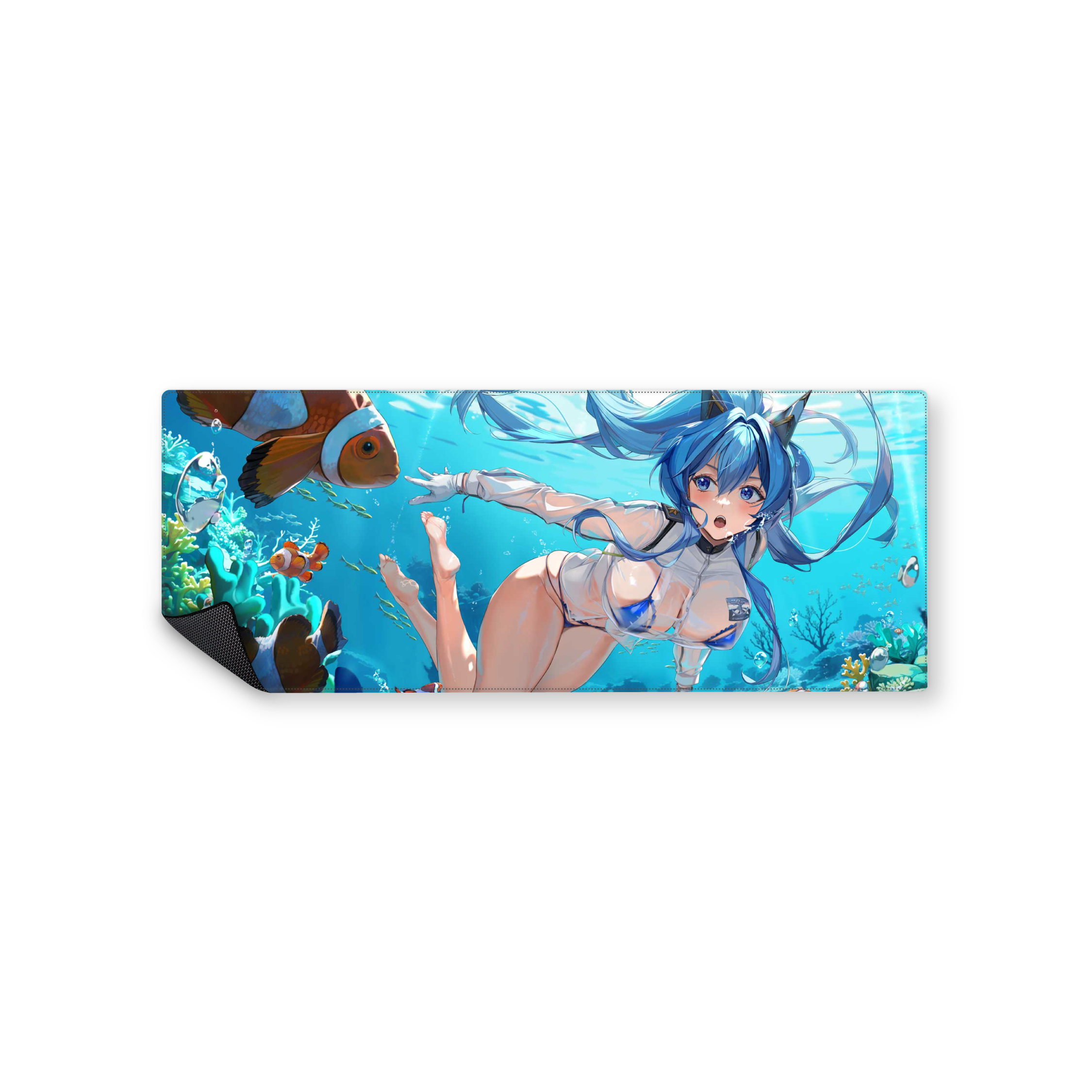 Mousepad paraiso de peces 82x32 Classic | PERSONALIZADO