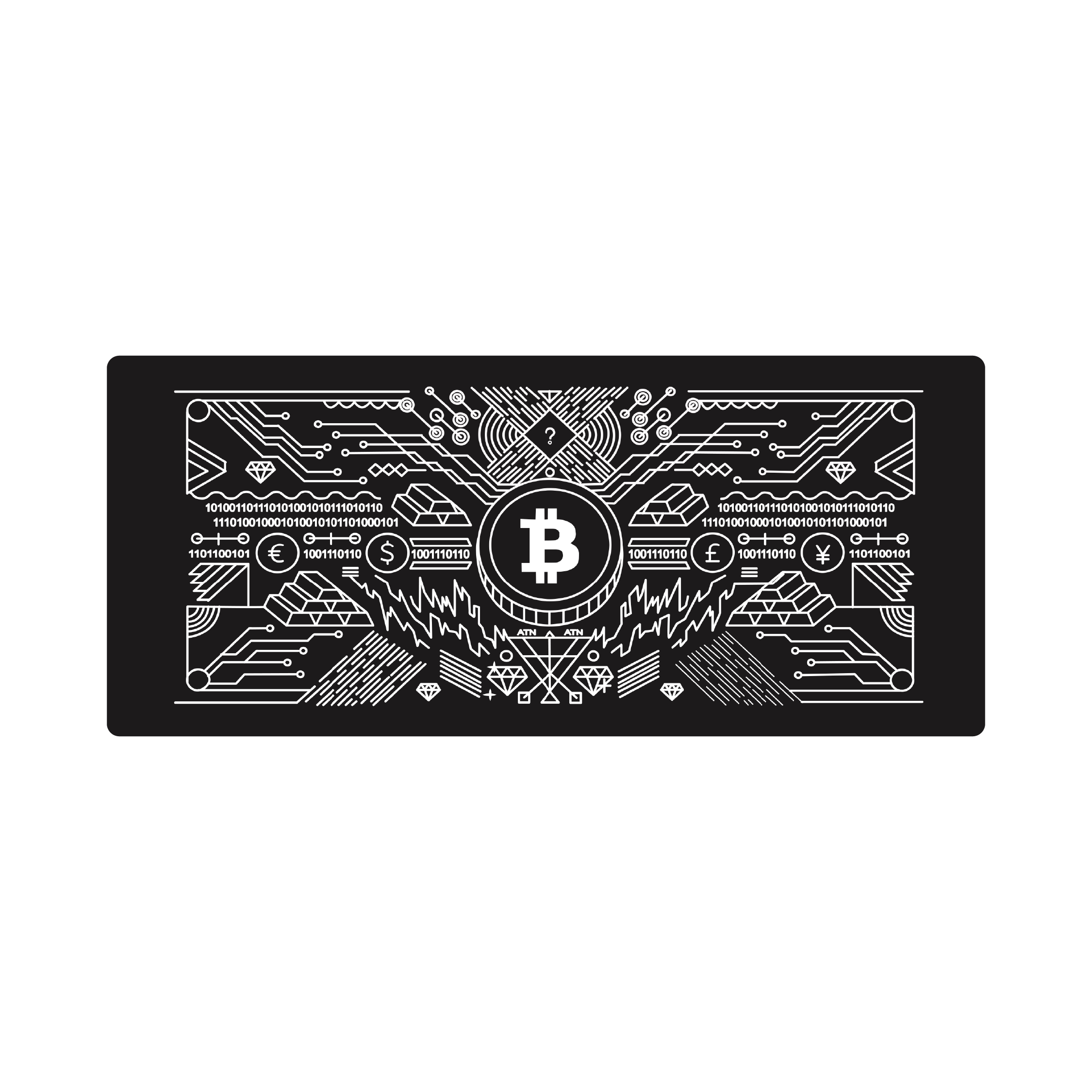 Mousepad redbtc 82x35 Classic | PERSONALIZADO