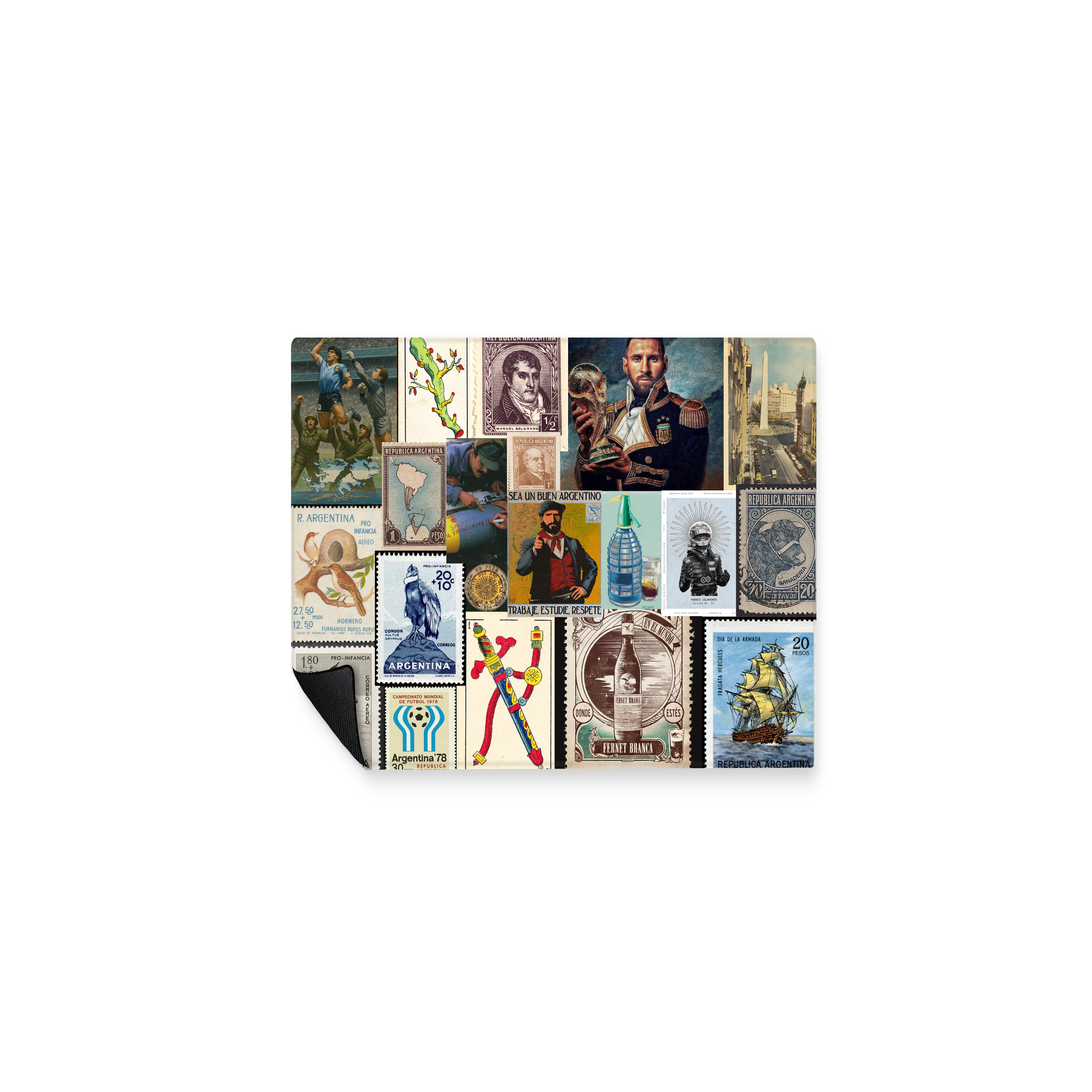 Mousepad Comics Argentina 25x25 Classic | PERSONALIZADO