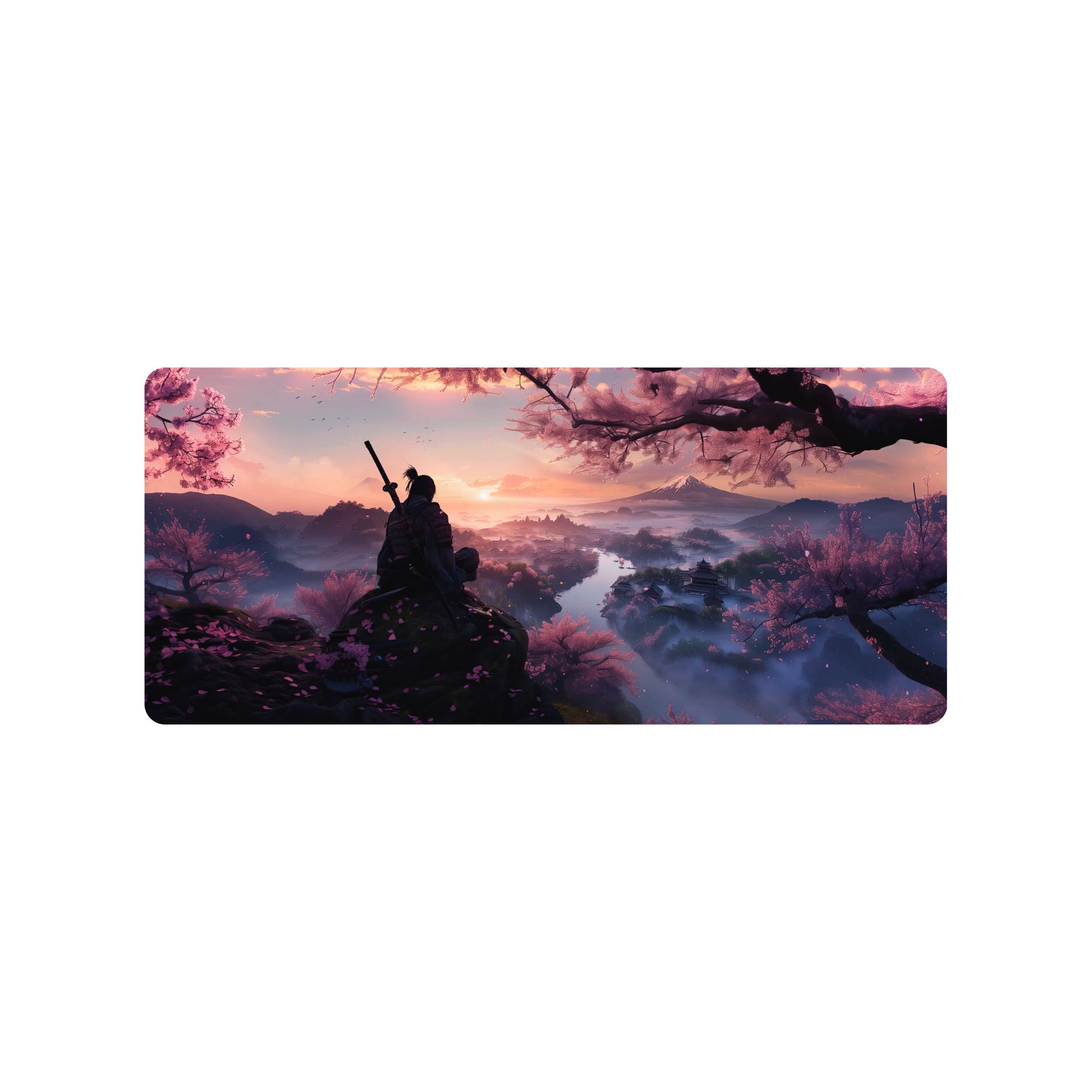 Mousepad samurai morning 80x35 Classic | PERSONALIZADO