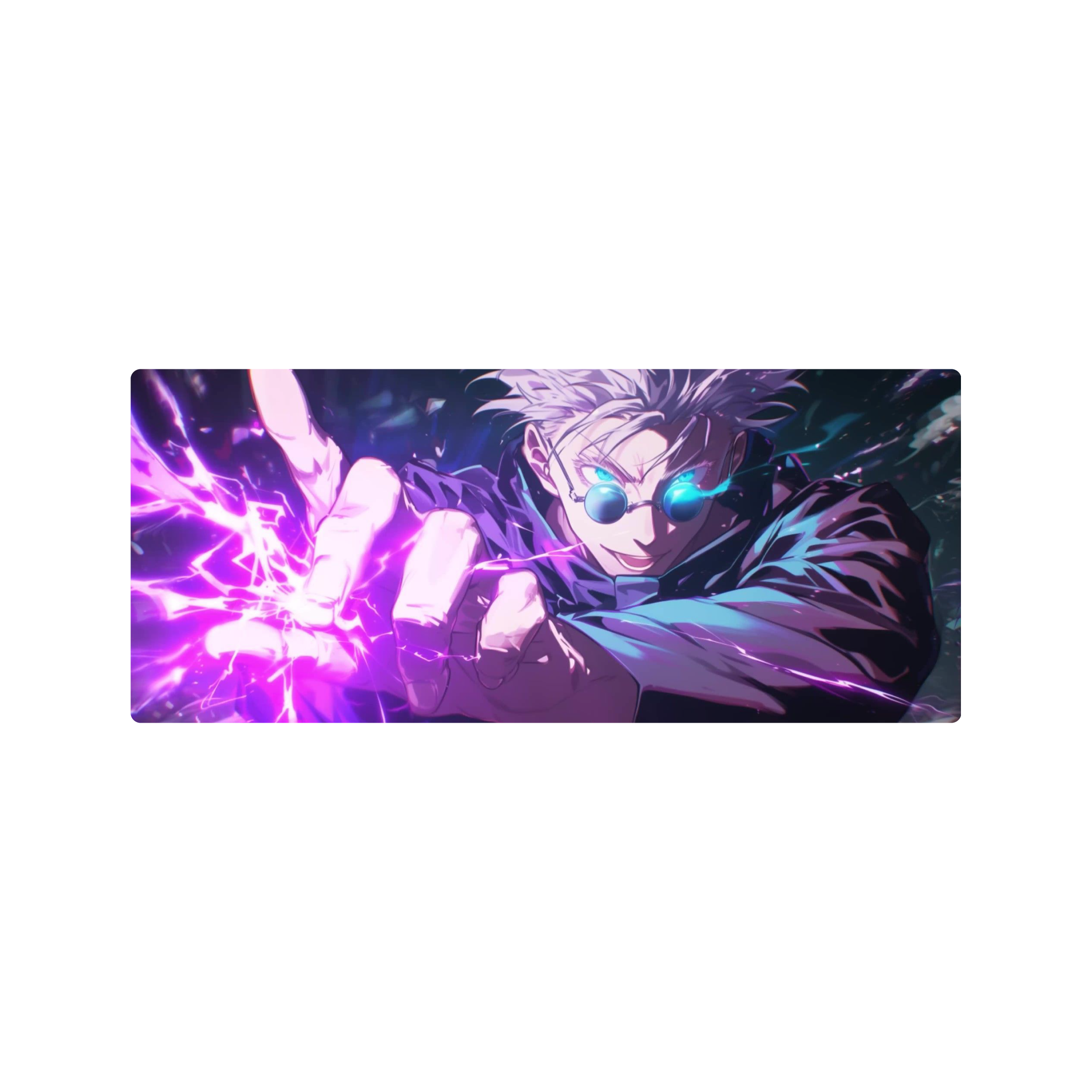 Mousepad satoru gojo purpura 100x42 Classic | PERSONALIZADO