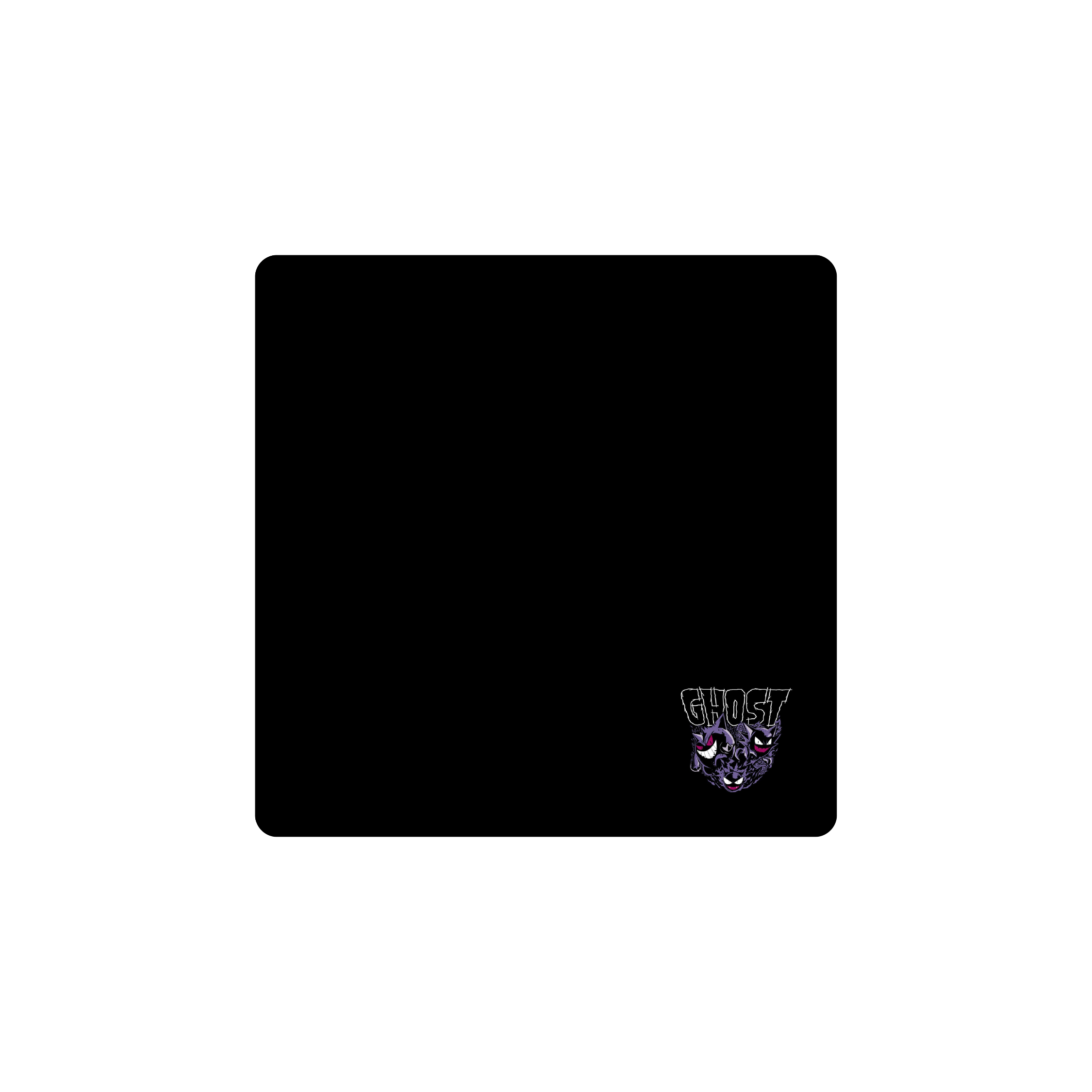 Mousepad simple gengar 55x55 PRO | PERSONALIZADO