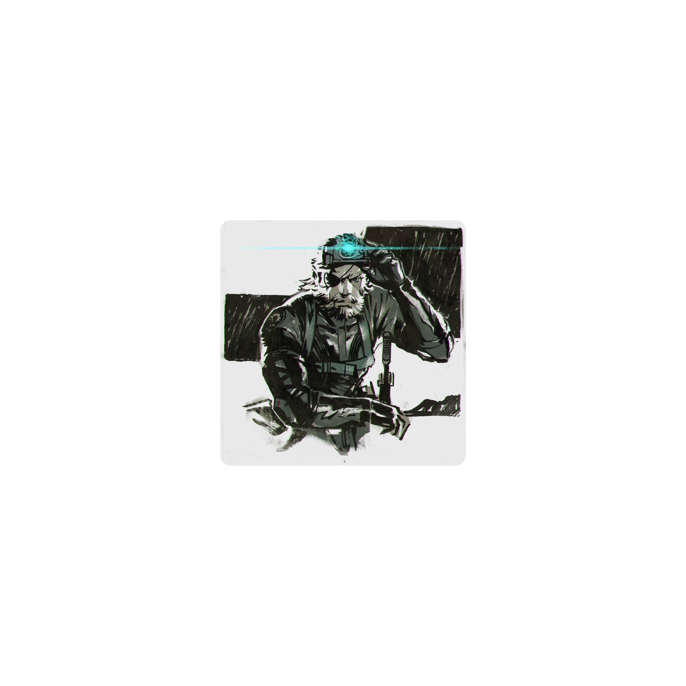 Mousepad solid snake 25x25 Classic | PERSONALIZADO