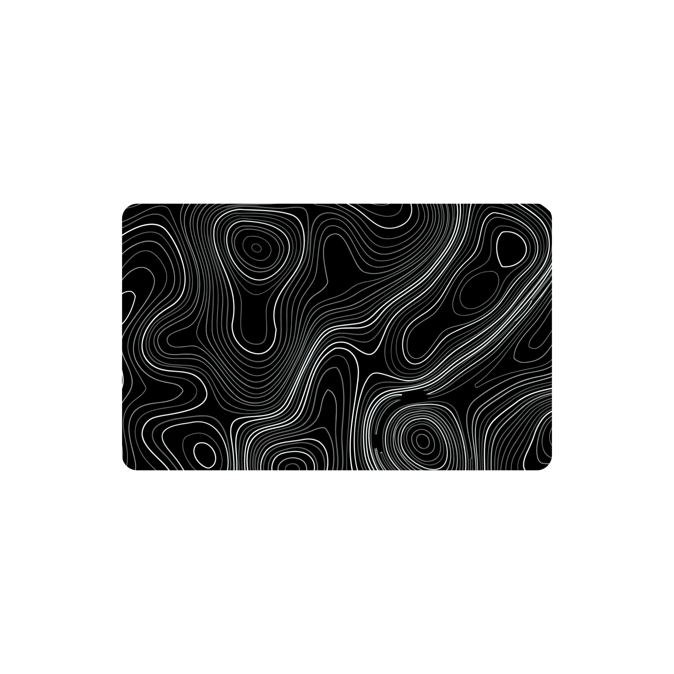 Mousepad topologia negra 97x60 Classic | PERSONALIZADO