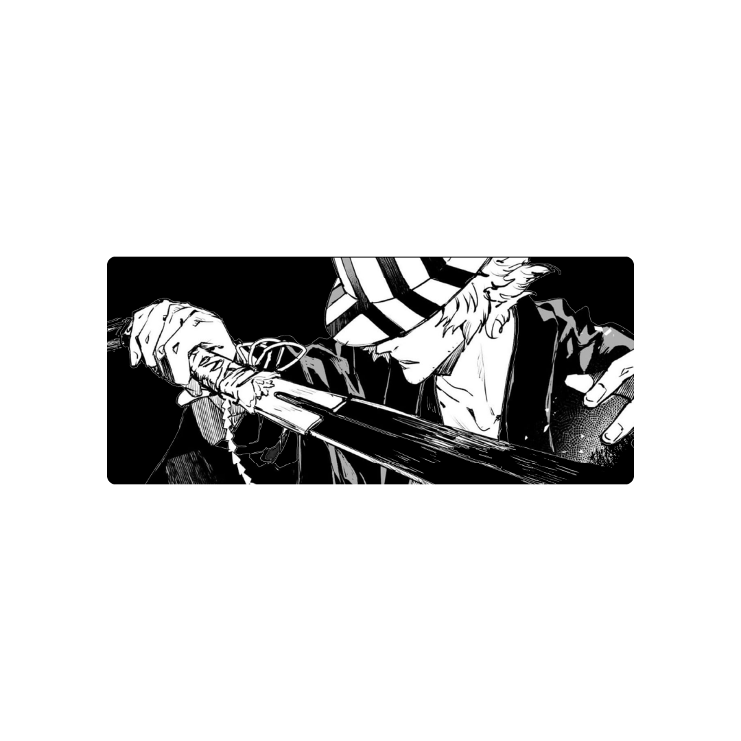 Mousepad urahara kisuke bleach manga 95x42 Classic | PERSONALIZADO